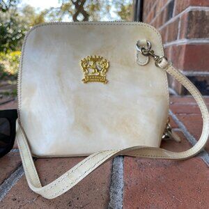 Pratesi Firenze Made in Italy Genuine Leather Crossbody Bag